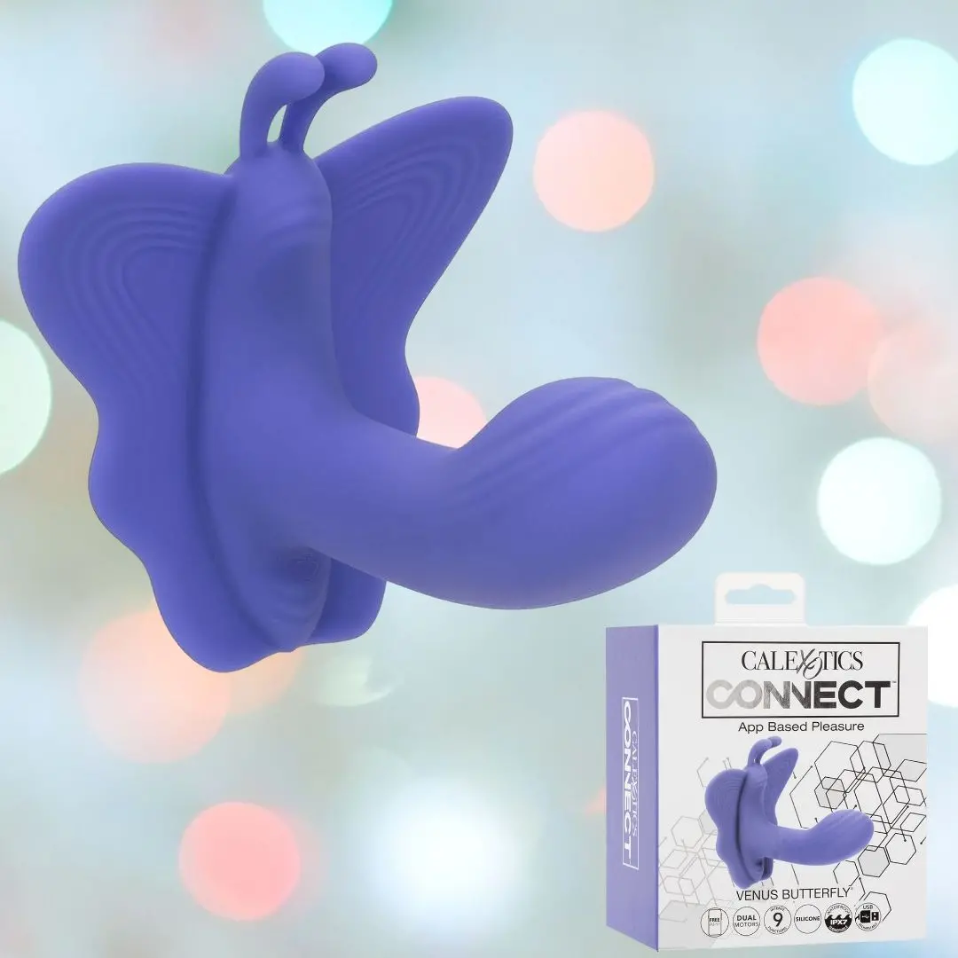 Calexotics Connect Venus Butterfly App Remote Control Dual Stimulator 1