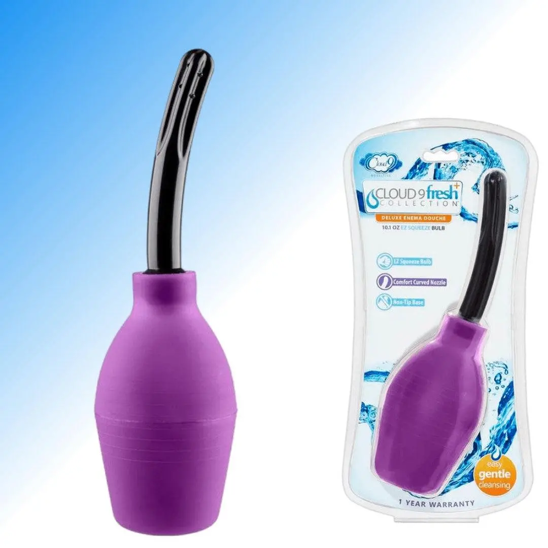 Cloud 9 Fresh + Deluxe Anal Soft Tip Douche With Squeeze Bulb 1