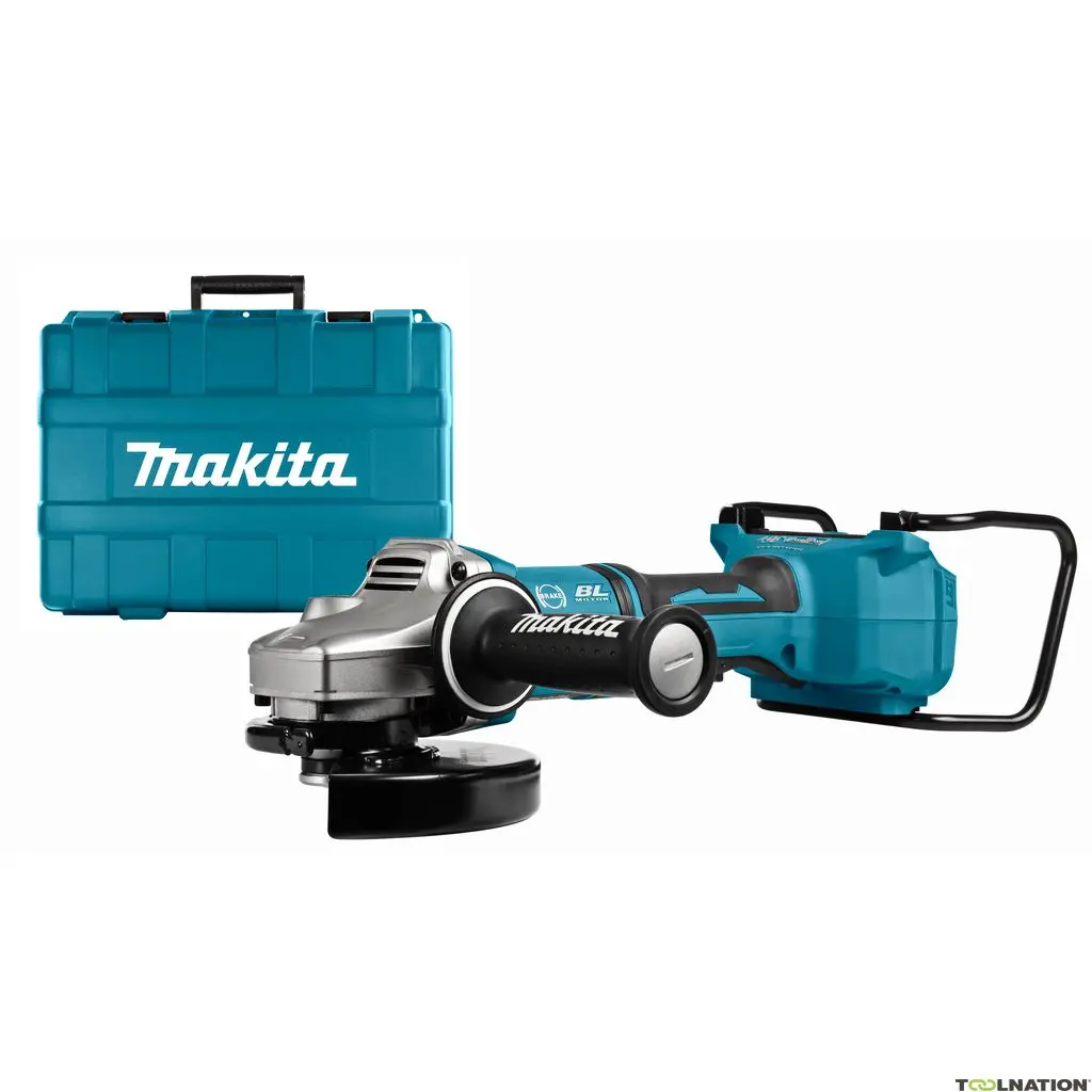 Makita Cordless Angle Grinder Two Batteries 7" 36V Dga700 1