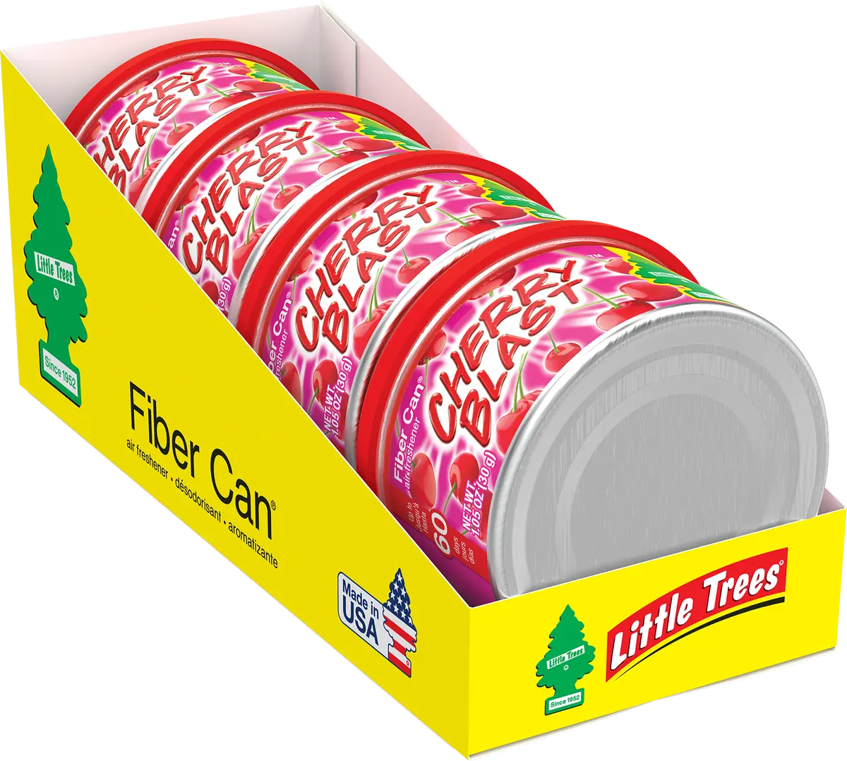 Little Trees Car Air Freshener - Case Of 4 Cans - Cherry Blast 1
