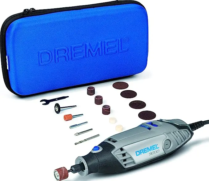 Dremel 3000 Rotary Tool 130 W, Multi Tool Kit With 15 Acessories, Variable Speed 10.000-33.000 Rpm 1