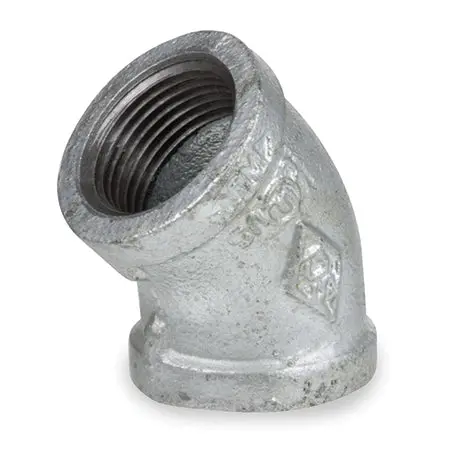 Galvanized Elbow 45 3/4" 1