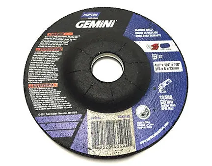 Grinding Wheel T-27, 4-1/2"X 1/4"X 7/8" Single 1