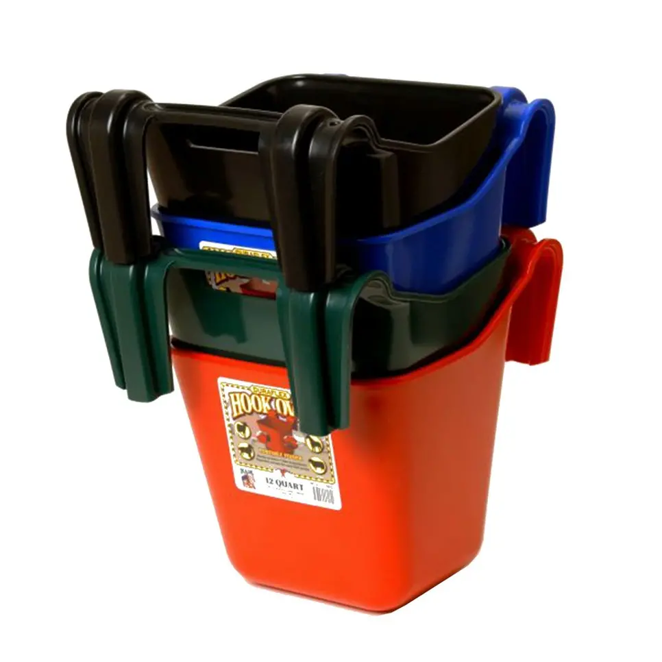 Little Giant Farm & Ag Miller Manufacturing 12 Quart Hook Over Feeder Red 1