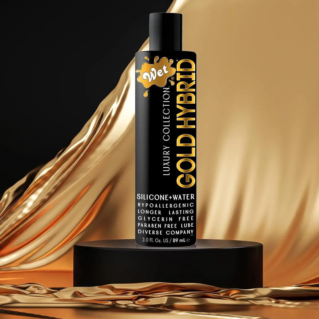 Wet Gold Hybrid Lubricant Water & Silicone Lubricant 1
