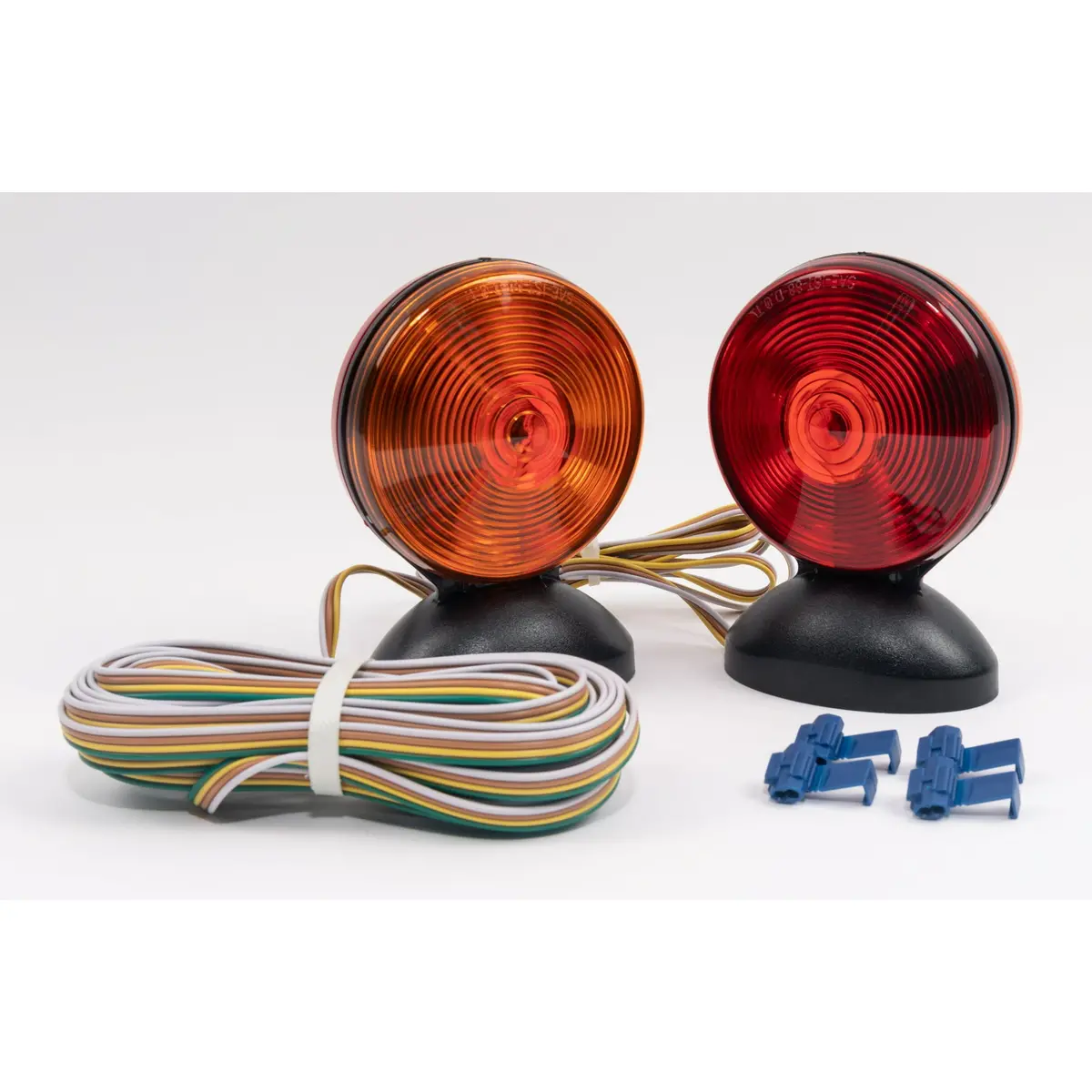 Hopkins Towing Solutions Magnetic 2 Sided Towing Light Kit, C6300, Amber And Red 1