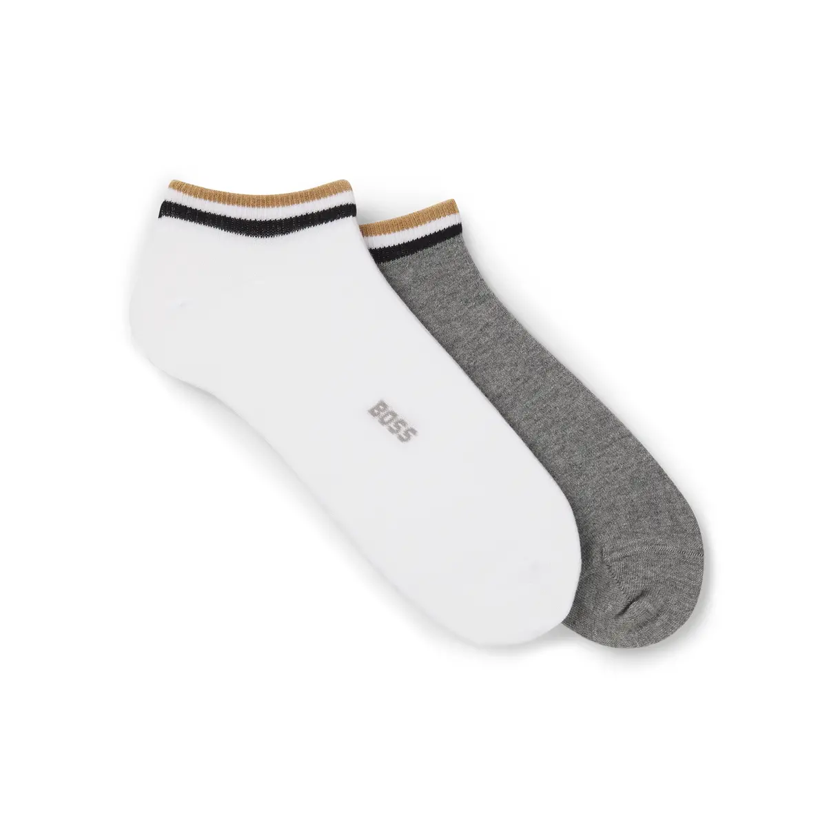 Boss Signature Stripe Ankle Socks - 2 Pack 1