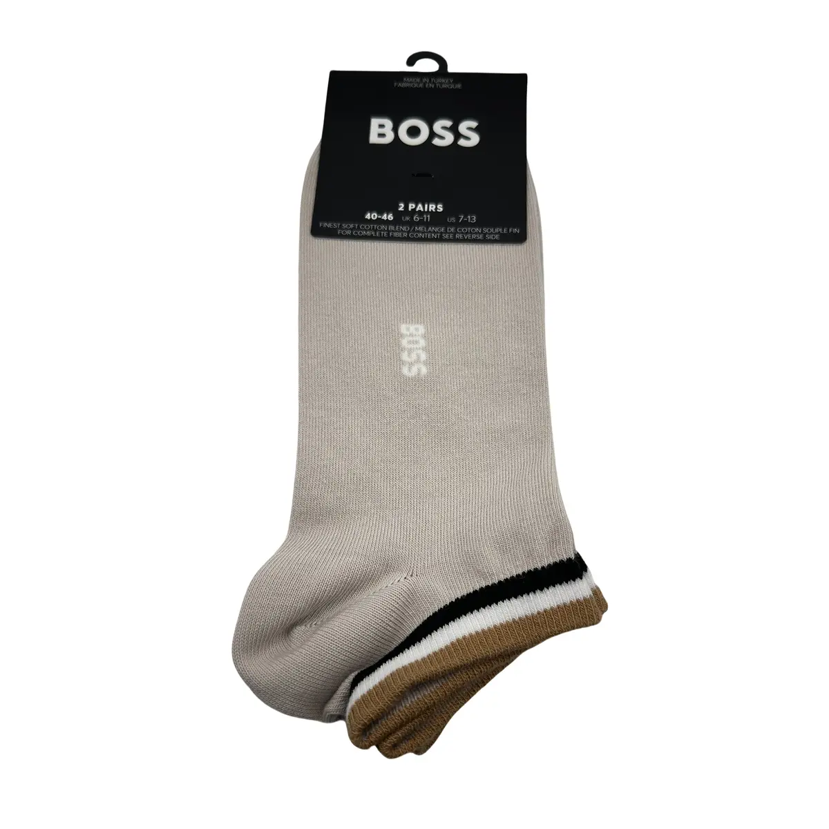 Boss 2 Pair Signature Stripe Ankle Socks 1