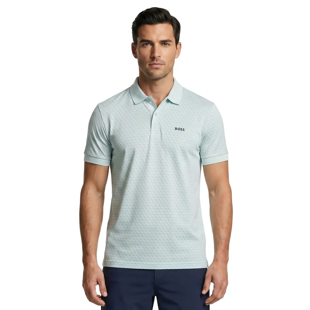 Boss Pl_Goc Chip Pattern Polo Shirt 1