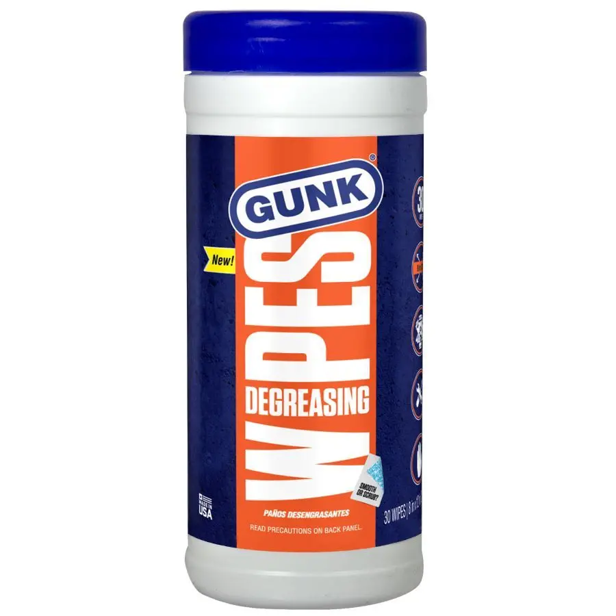 Gunk Degreasing Wipes, 30 Count - Case Of 6 1