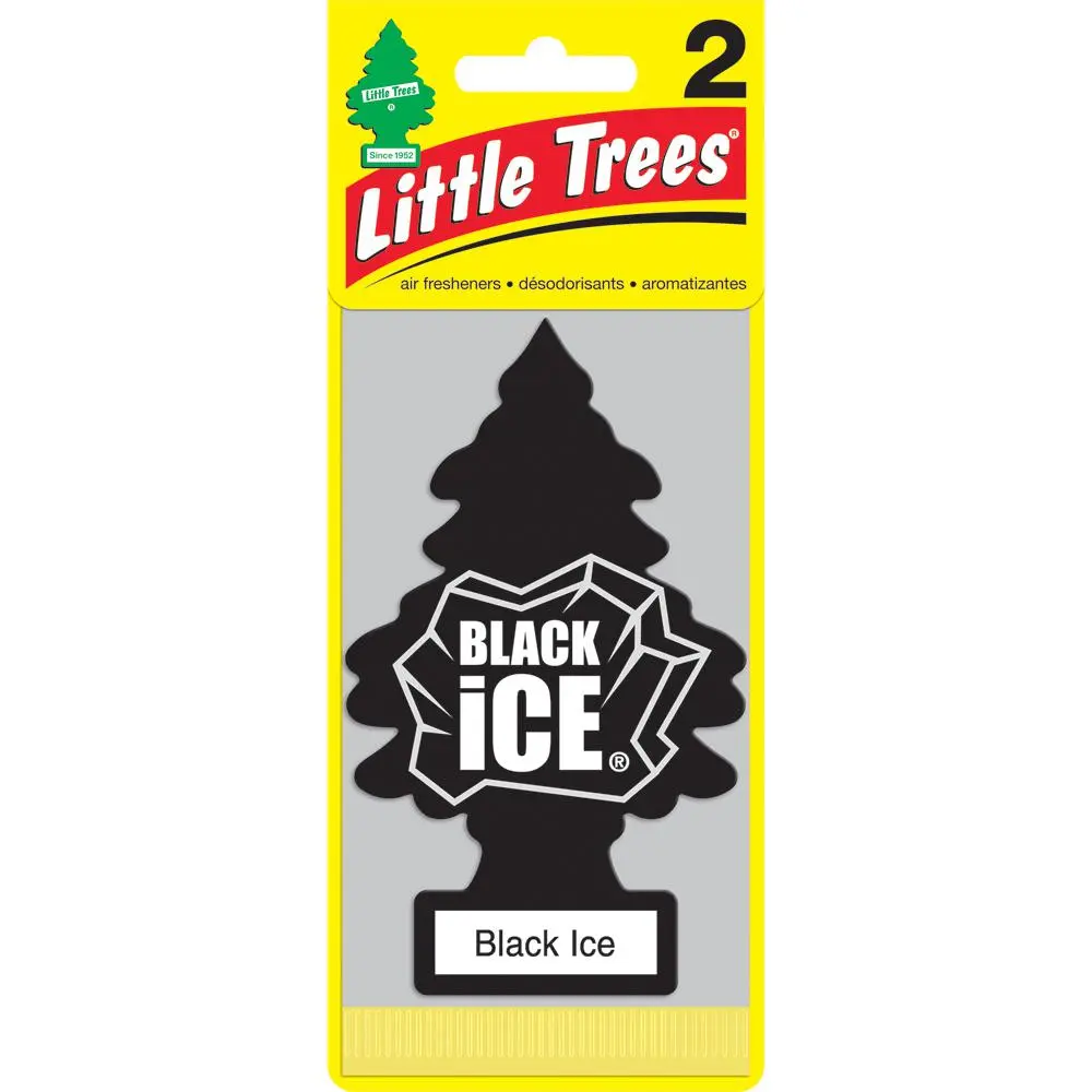 Little Trees Mini Black Ice - Case Of 12, 2 Packs 1