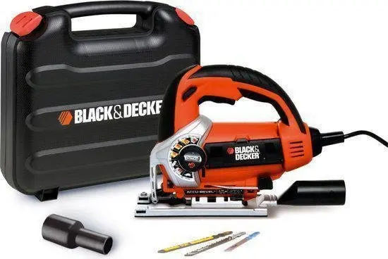 Black & Decker Jig Saw Pendulum Action 620W Variable Speed Kit Box 1