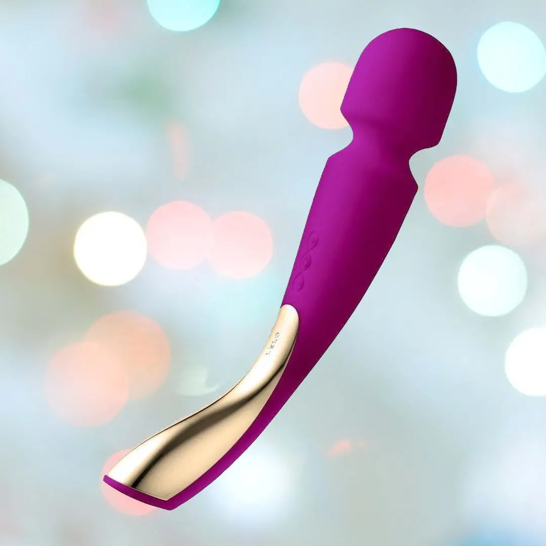 Lelo Smart Wand 2 Large Vibrating Clitoral Massager - Deep Rose 1