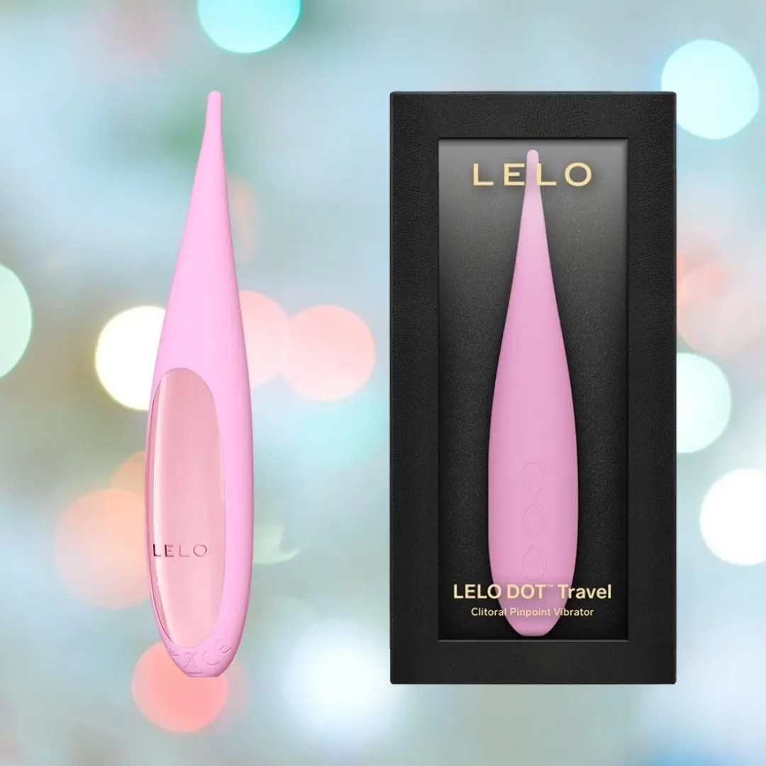 Lelo Dot Travel Clitoral Pinpoint Vibrator Pink 1