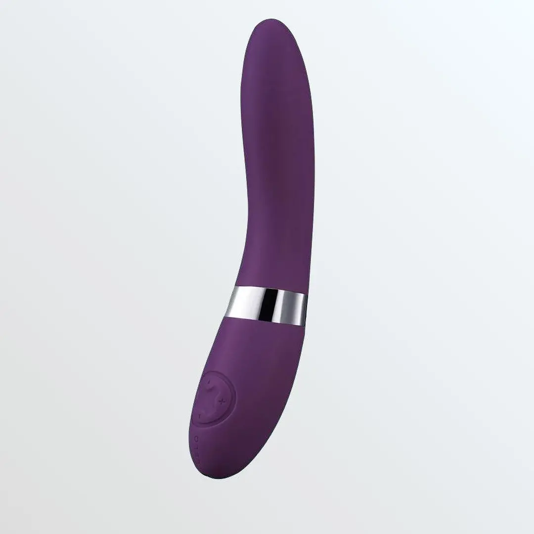 Lelo Elise 2 Large Vibrator With Dual Motors - Sweet Plum 1