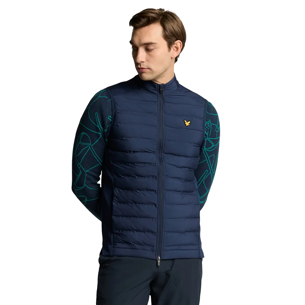 Lyle & Scott Golf Hybrid Quilted Gilet 1