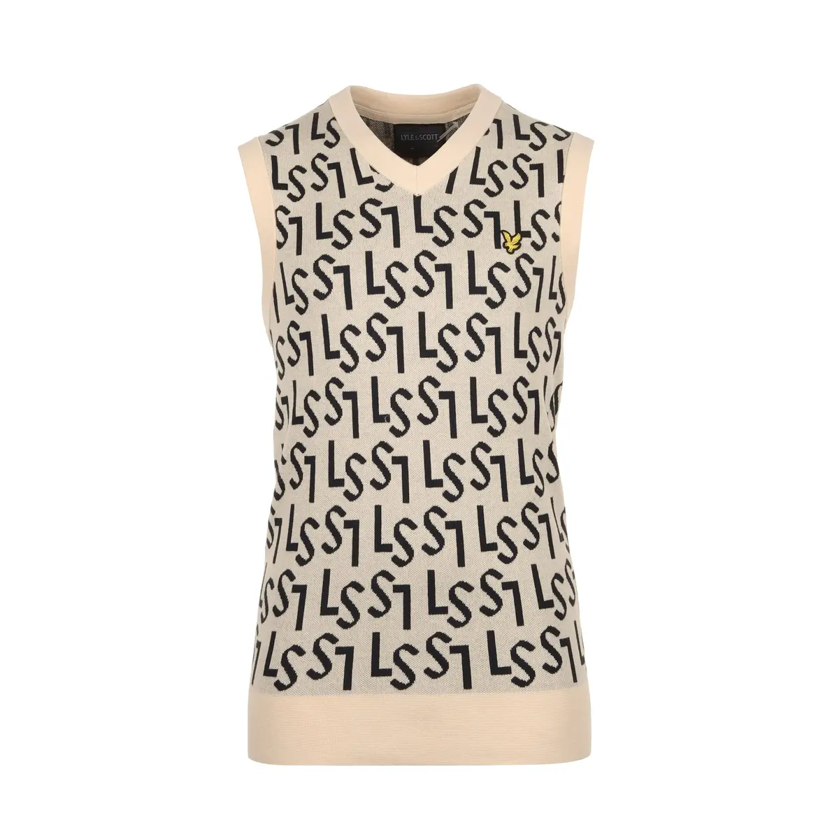 Lyle & Scott Golf Monogram Knitted Tank Top 1