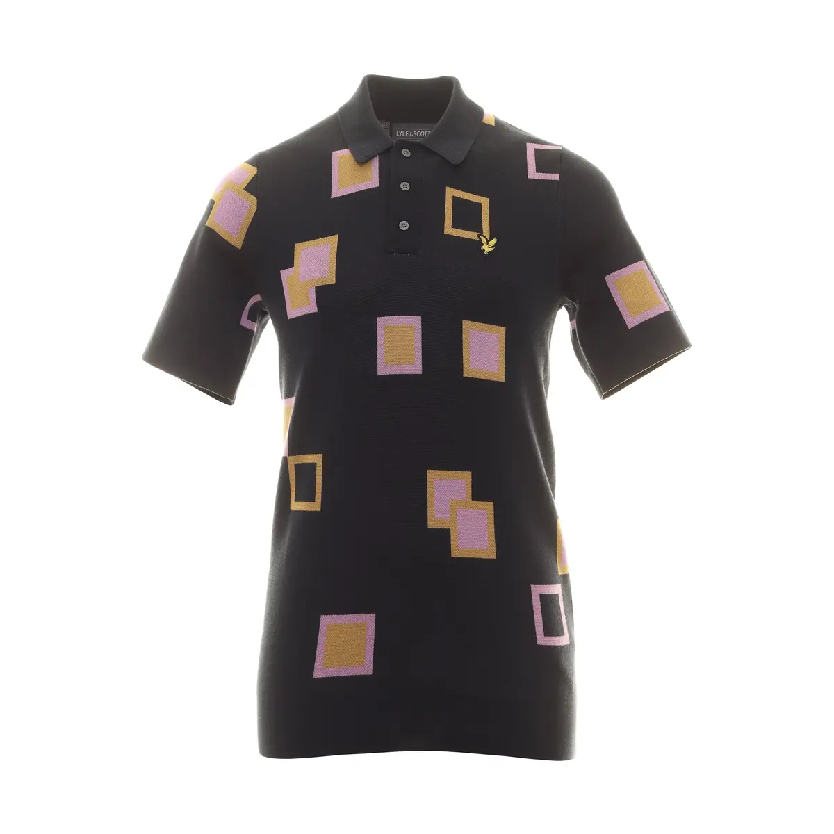 Lyle & Scott Golf Square Knit Polo Shirt 1