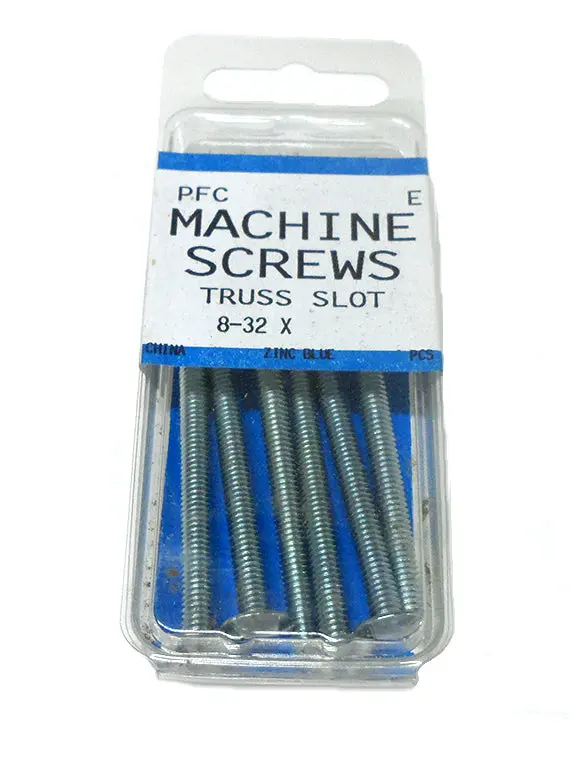 Machine Screw Truss Slot 8-32 X 2" 1