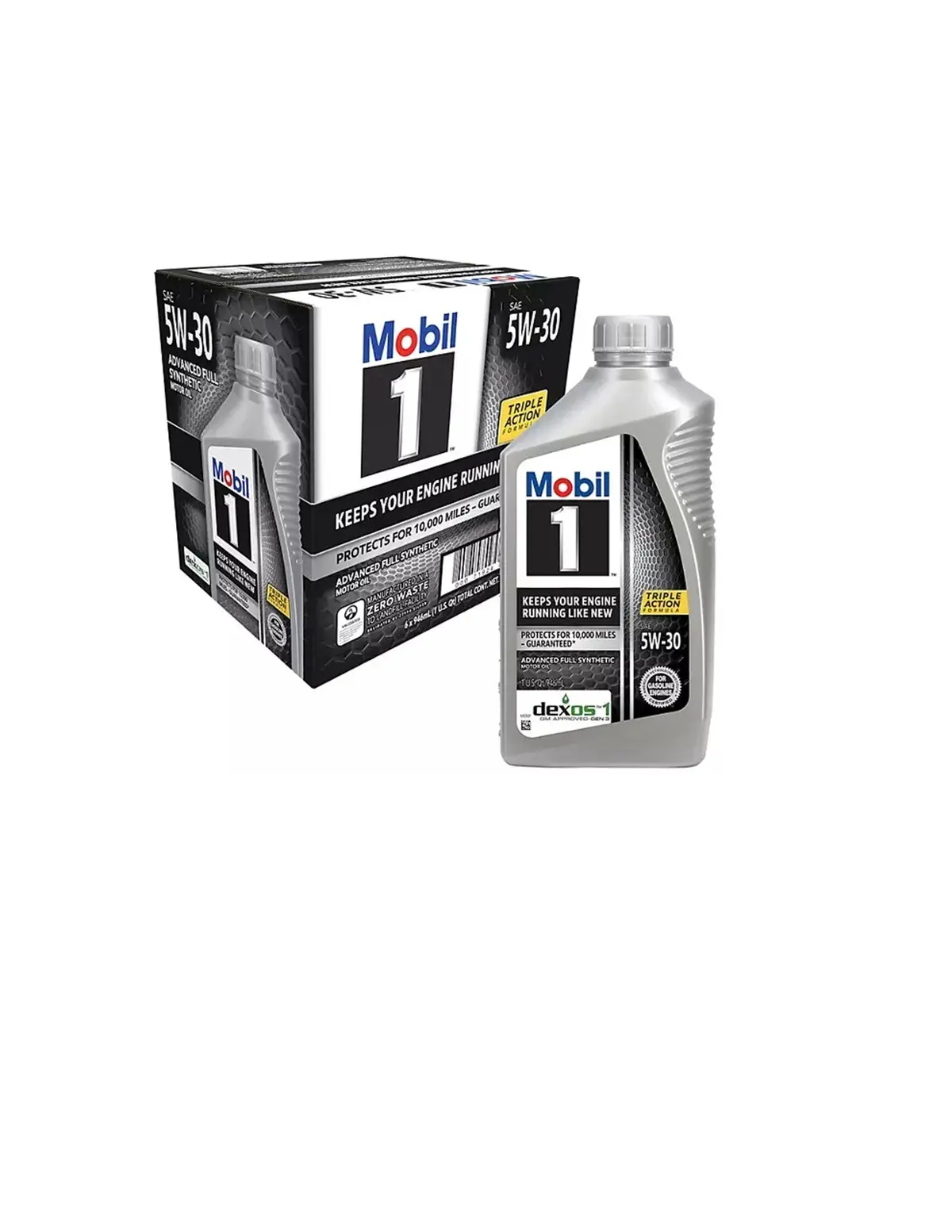 Mobil 1 Advanced Full Synthetic Motor Oil 5W-30, 1 Quart 1