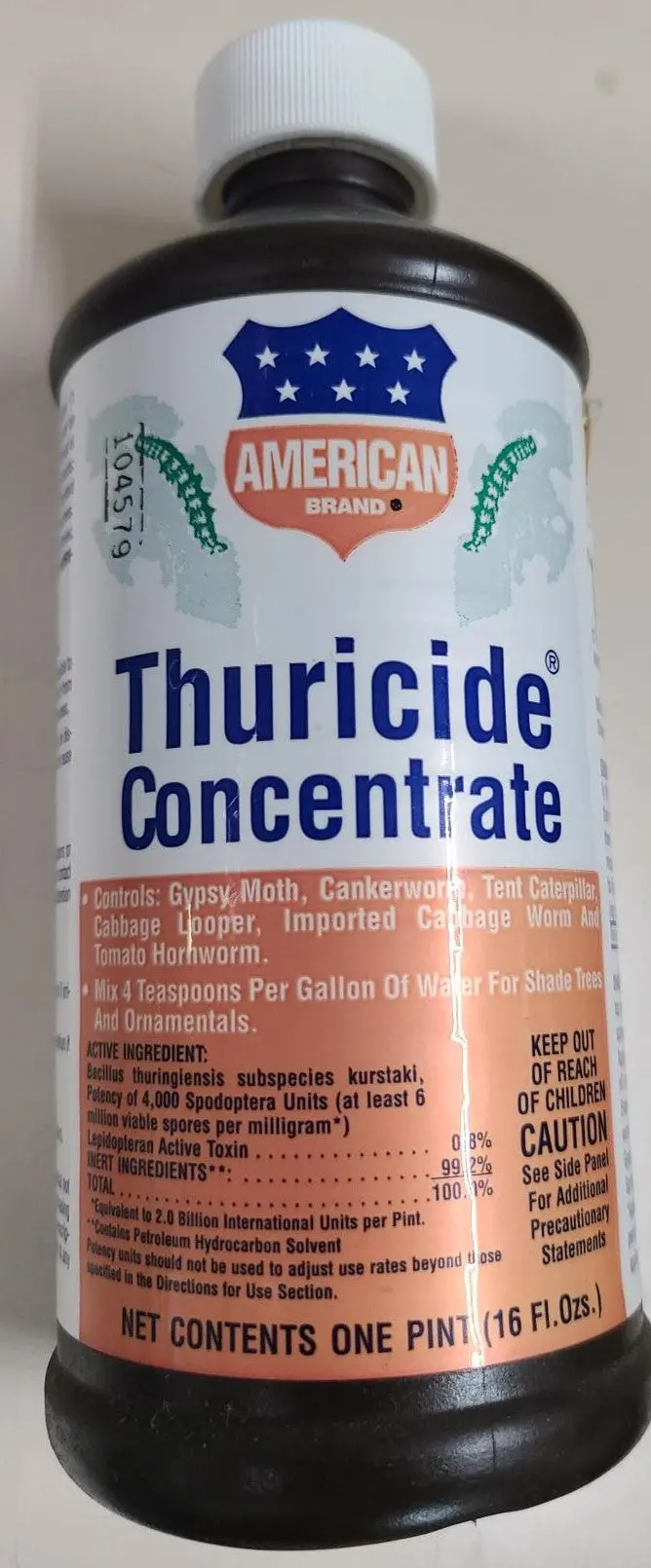 Thuricide Insecticide 1Pt-Liquid : 1 Pt 1