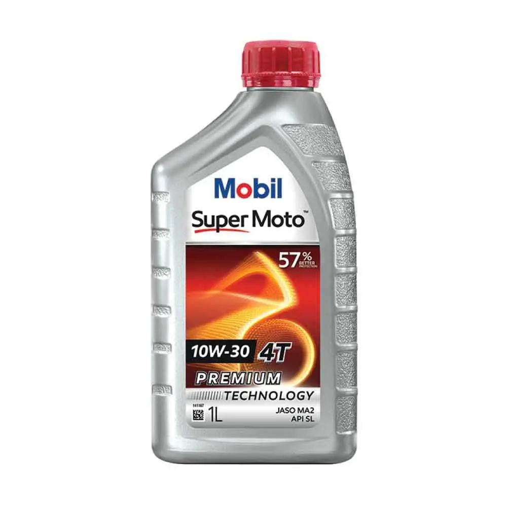 Mobil Super Moto 10W-30 Mineral Engine Oil 1L 1