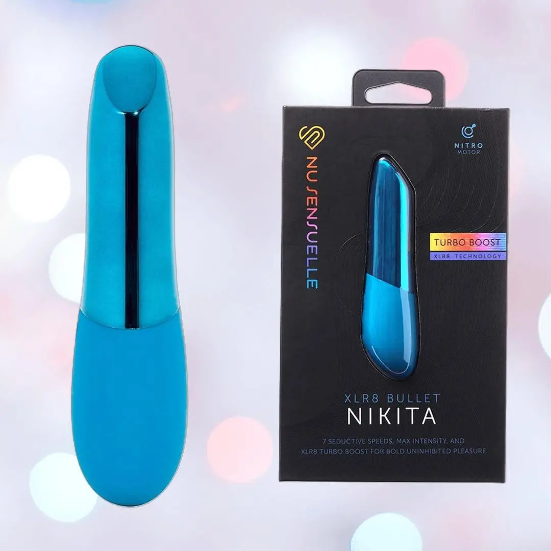 Nu Sensuelle Nikita High-Power Nitro Bullet Vibrator - Deep Turquoise 1