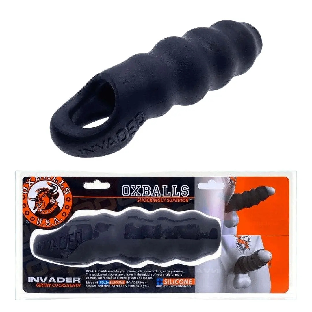 Oxballs Invader "Black Ice" Cocksheath Penis Extender 1