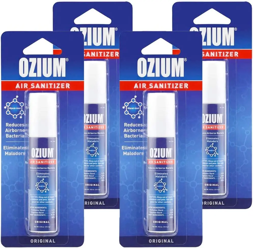 Ozium Spray - .8 Oz. Bottle - Travel Size, Case Of 6 Individually Packaged Bottles 1