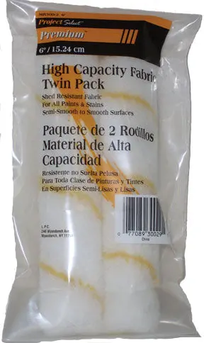 Linzer Mr300-2-6 Project Select 6 Inch 3/8 Inch Nap Pro Stripe Woven Roller Cover 2 Pack 1