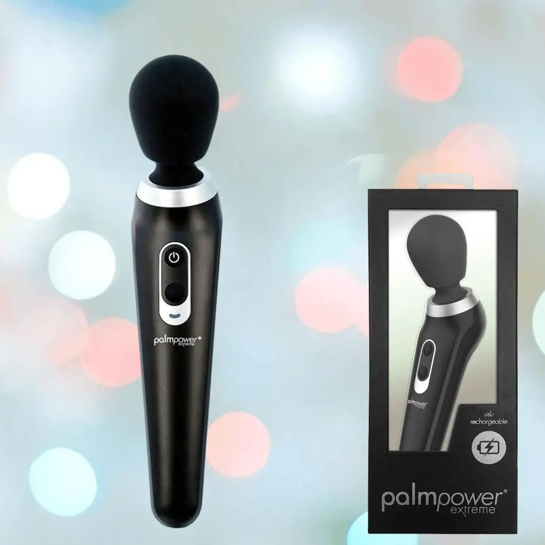 Palmpower Extreme Wand Massager - Black 1