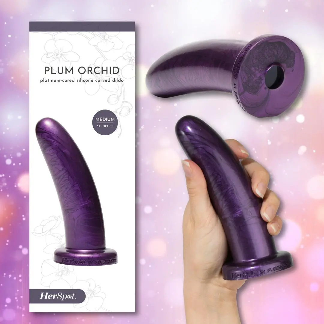 Fleshlight Herspot Plum Orchid Dildo 1