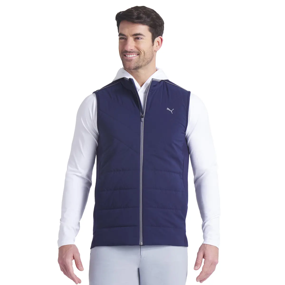 Puma Golf Cloudspun Fleece Hybrid Vest 1