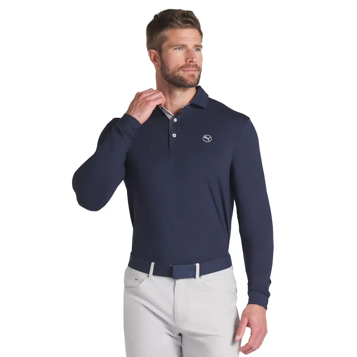 Puma Golf Cloudspun Midweight Ls Polo Shirt 1