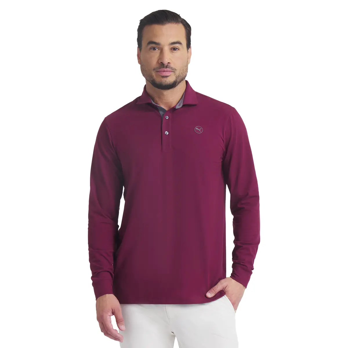 Puma Golf Cloudspun Midweight Ls Polo Shirt 1