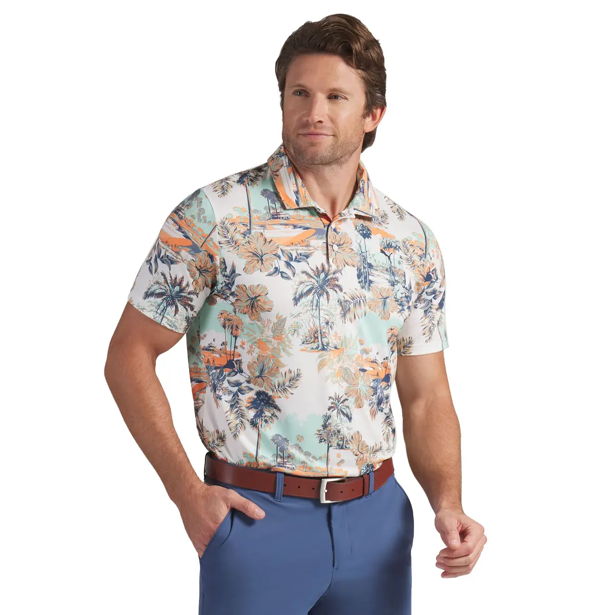 Puma Golf Cloudspun Palm Polo Shirt 1