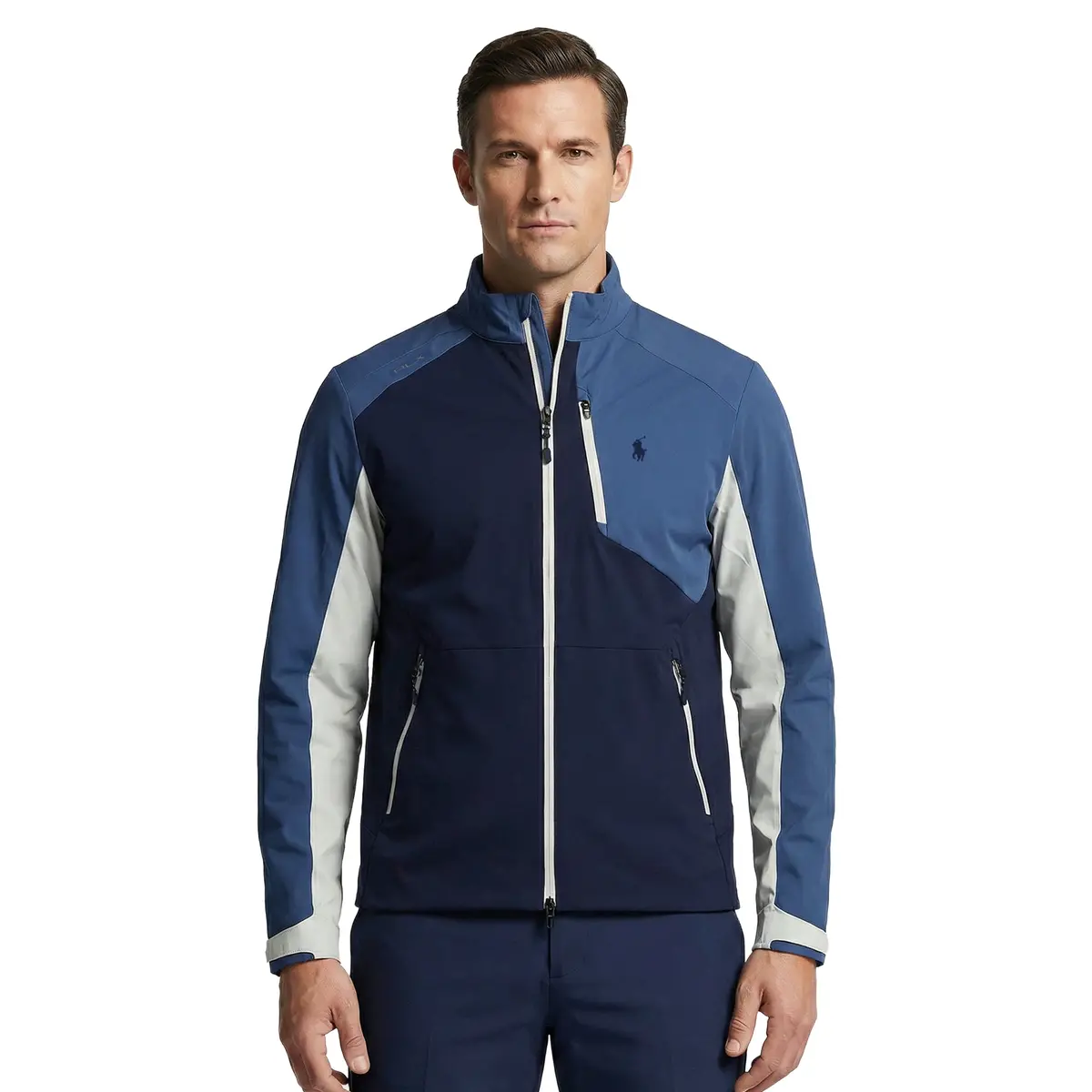 Rlx Ralph Lauren Colour Block Packable Jacket 1
