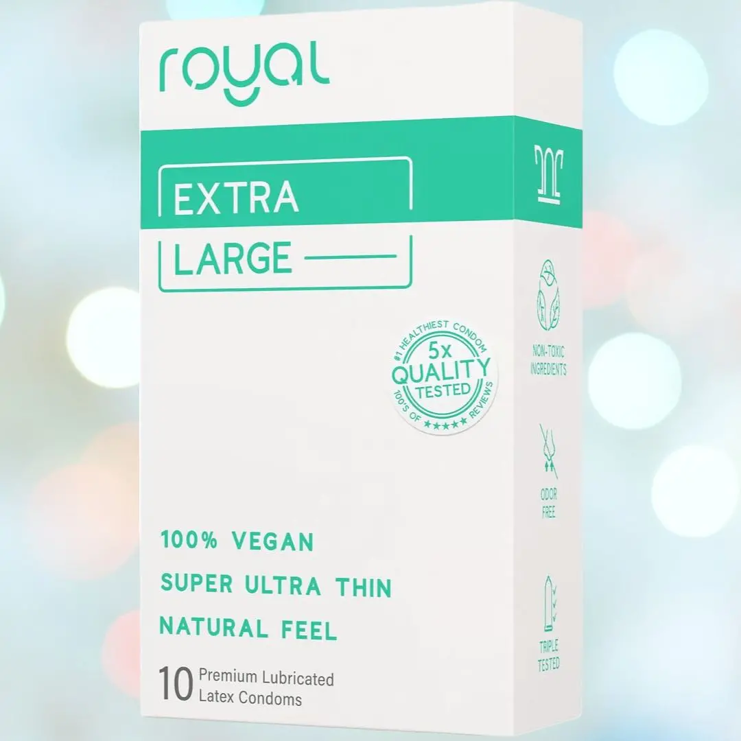 Royal Extra Large Ultra Thin Vegan Condoms 1