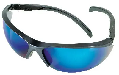 Safety Glasses Blue Mirrored 1