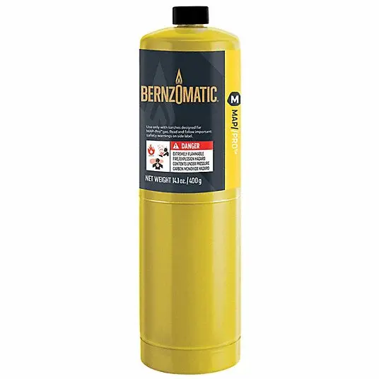Bernzomatic Fuel Cylinder: Map/Pro, 14.1 Oz, Cga 600 1