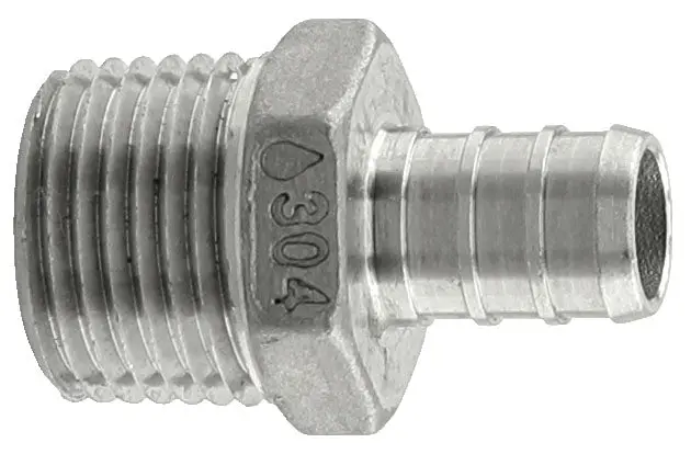 Pex 1"X1" Mpt Ss Adapter 304 1