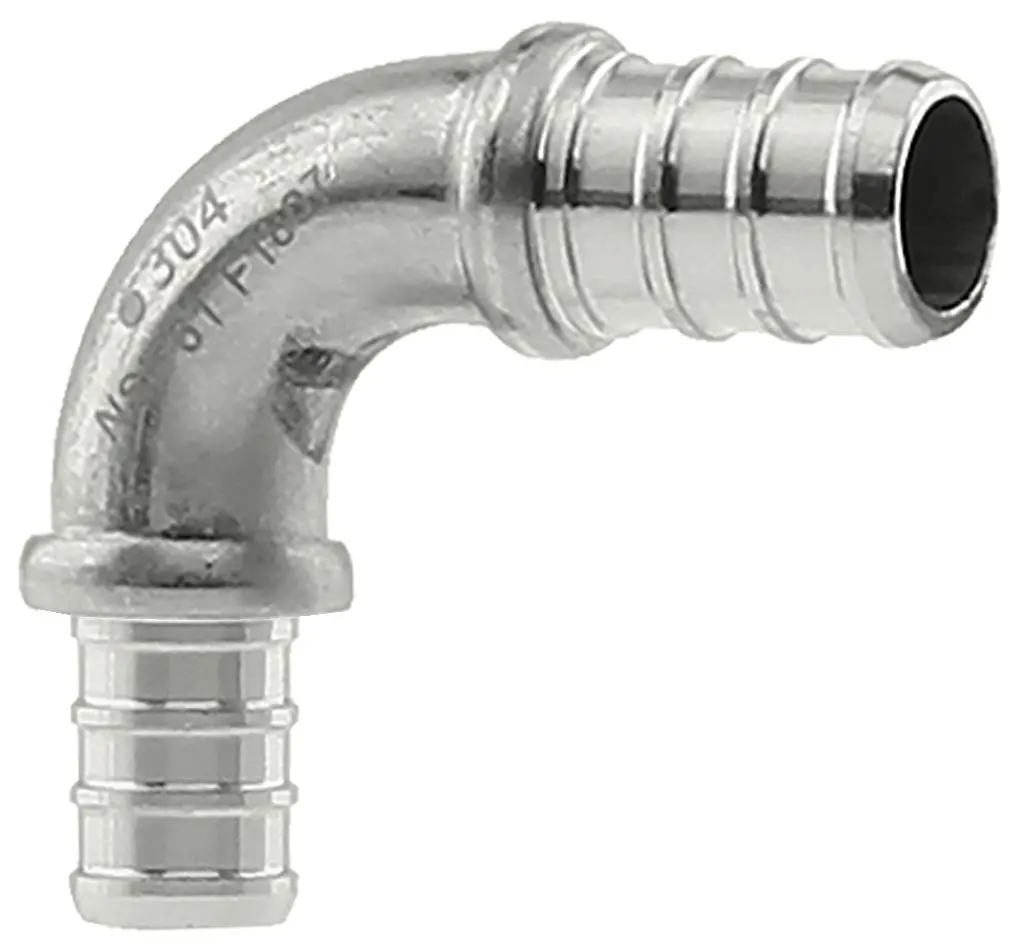Pex 1/2" Ss Ell 90  304 - 25 Pak 1