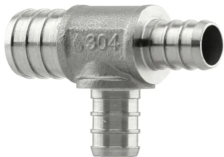 Pex 1/2" Ss Tee 304 1
