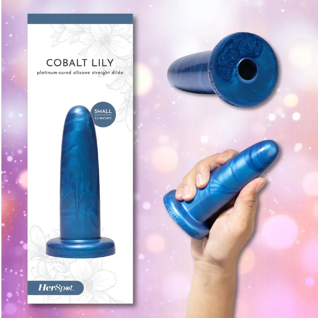 Fleshlight Herspot Cobalt Lily Dildo 1