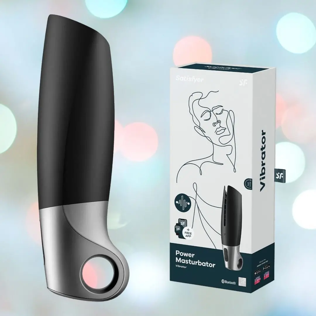 Satisfyer Power Masturbator: App-Controlled Vibrator For Men 1