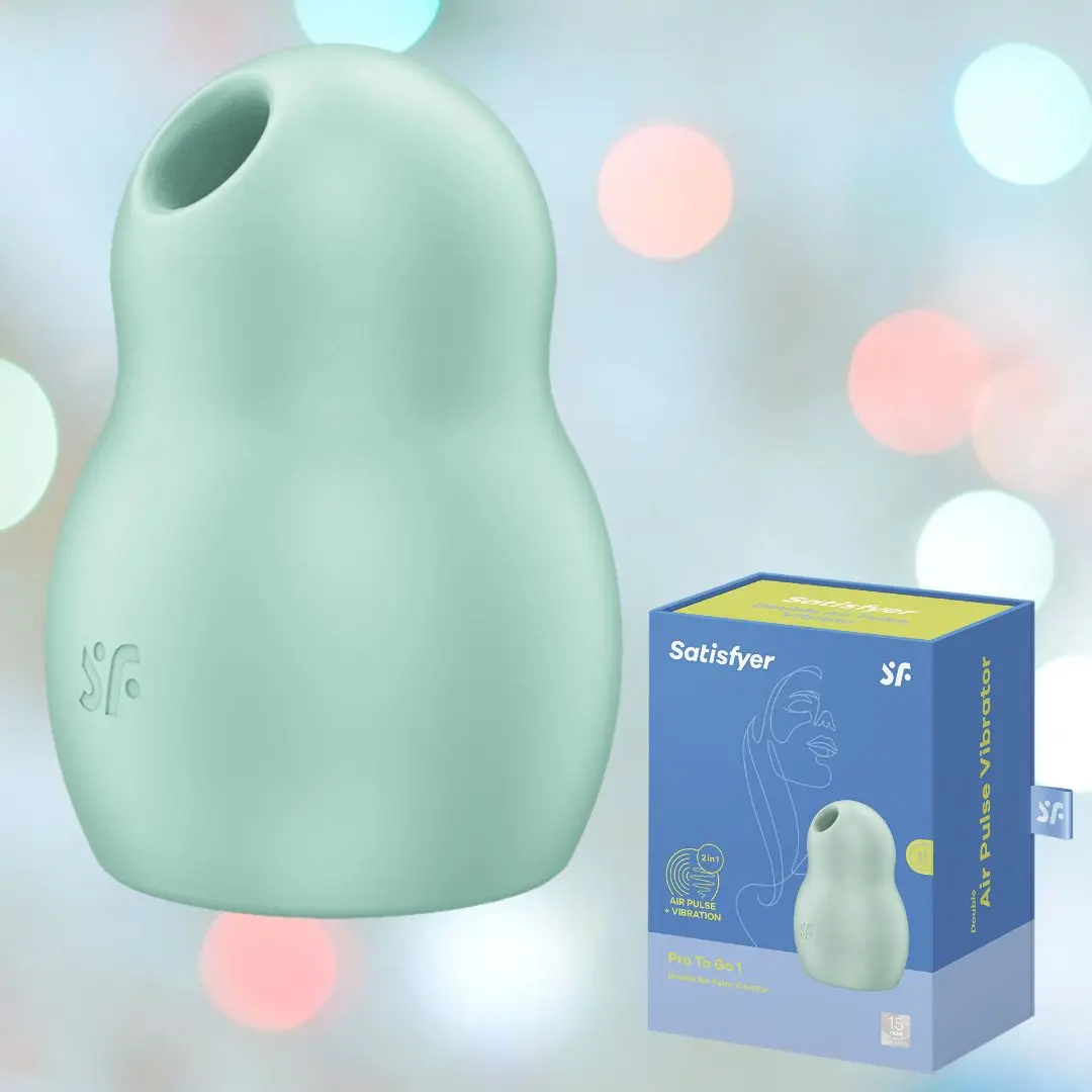 Satisfyer Pro To Go 1 Air Pulse Clitoral Stimulator - Mint 1