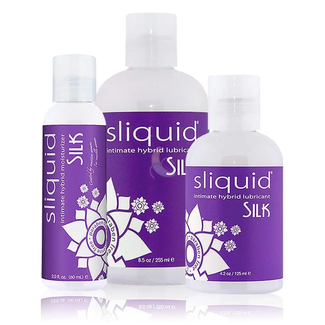 Sliquid Silk Non-Staining Silicone & Water-Based Lubricant 1