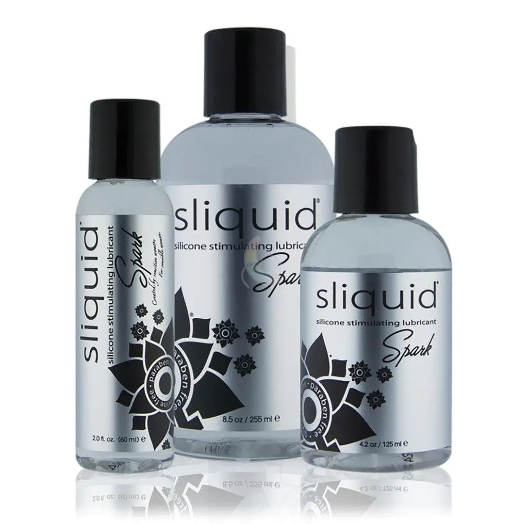 Sliquid Spark Silicone Lubricant With Menthol 1