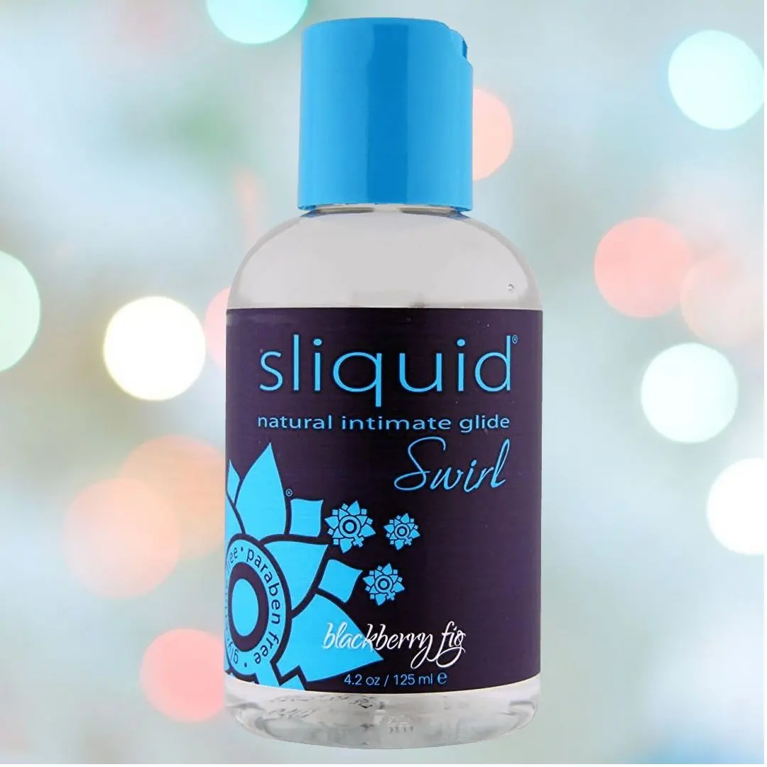 Sliquid Naturals Swirl Blackberry Fig Flavored Lubricant | 4.2Oz 1
