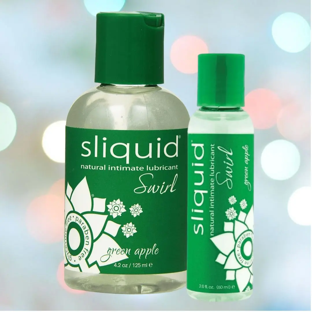 Sliquid Naturals Swirl Green Apple Flavored Lubricant 🍏 1